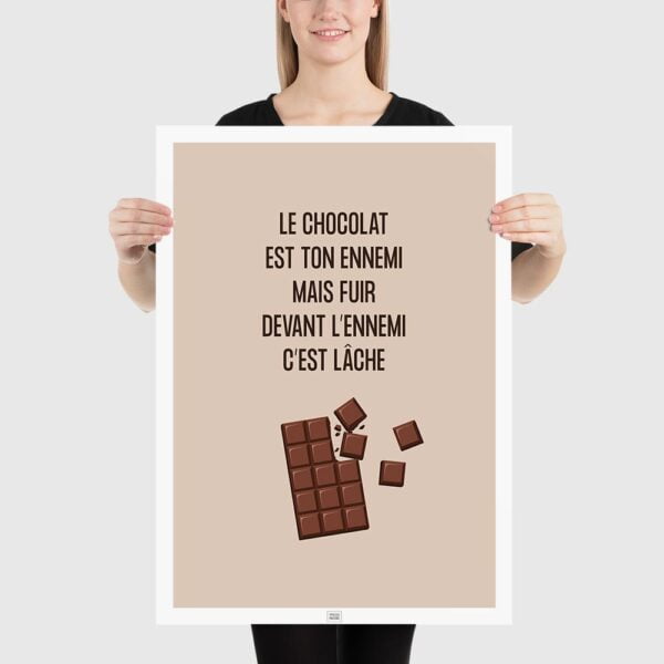 chocolat, affiche chocolat, poster chocolat, affiche cuisine, décoration murale cuisine, deco murale cuisine, décoration cuisine