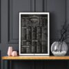 Affiche des meilleurs whisky du monde et leur profil aromatique, poster art déco, sur fond noir
