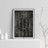 Affiche des meilleurs whisky du monde et leur profil aromatique, poster art déco, sur fond clair