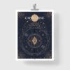 Affiche signe astrologique Capricorne, poster vintage de signe du zodiaque