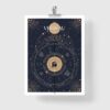 Signe Verseau zodiaque, idée cadeau Verseau, signe du Verseau, affiche zodiaque, affiche Verseau, signe zodiaque, Poster de signe astrologique, Poster Astrologie