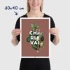 Affiche Charleval en Provence - figue, poster vintage et rétro de Frog Posters, 30x40cm