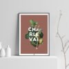Affiche Charleval en Provence - figue, poster vintage et rétro de Frog Posters, sur fond clair
