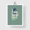 Affiche Iris de Charleval en Provence - poster vintage et rétro de Frog Posters