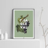 Affiche Raisin de Charleval en Provence - poster vintage et rétro de Frog Posters, sur fond clair