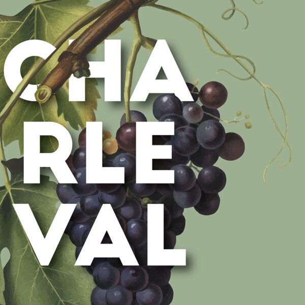 Affiche Raisin de Charleval en Provence - poster vintage et rétro de Frog Posters, zoom