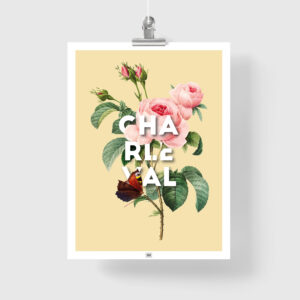 Affiche Rose de Charleval en Provence - poster vintage et rétro de Frog Posters