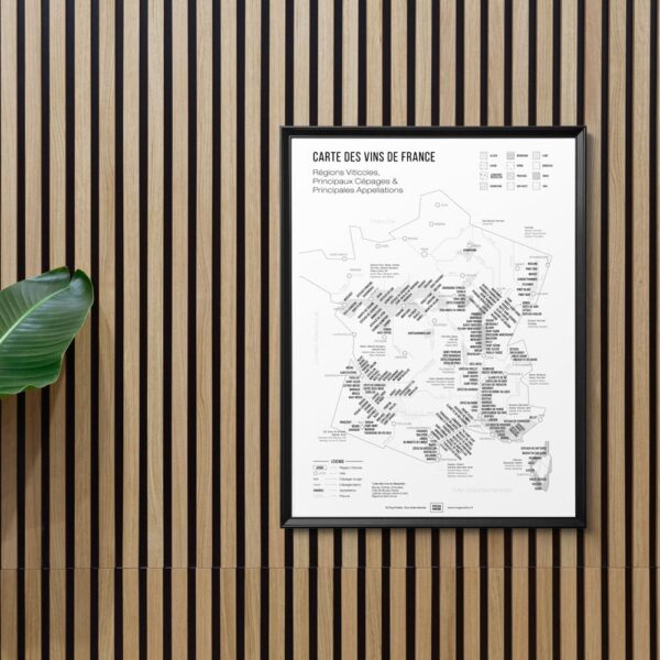 Carte des vins de France PDF, gratuite à imprimer, format A4, 21x19,7cm